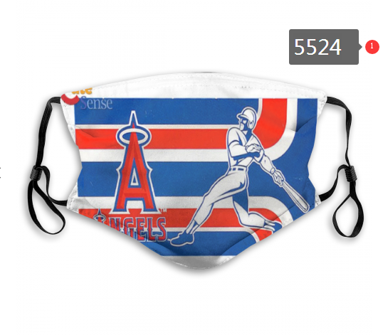 2020 MLB Los Angeles Angels #2 Dust mask with filter->mlb dust mask->Sports Accessory
